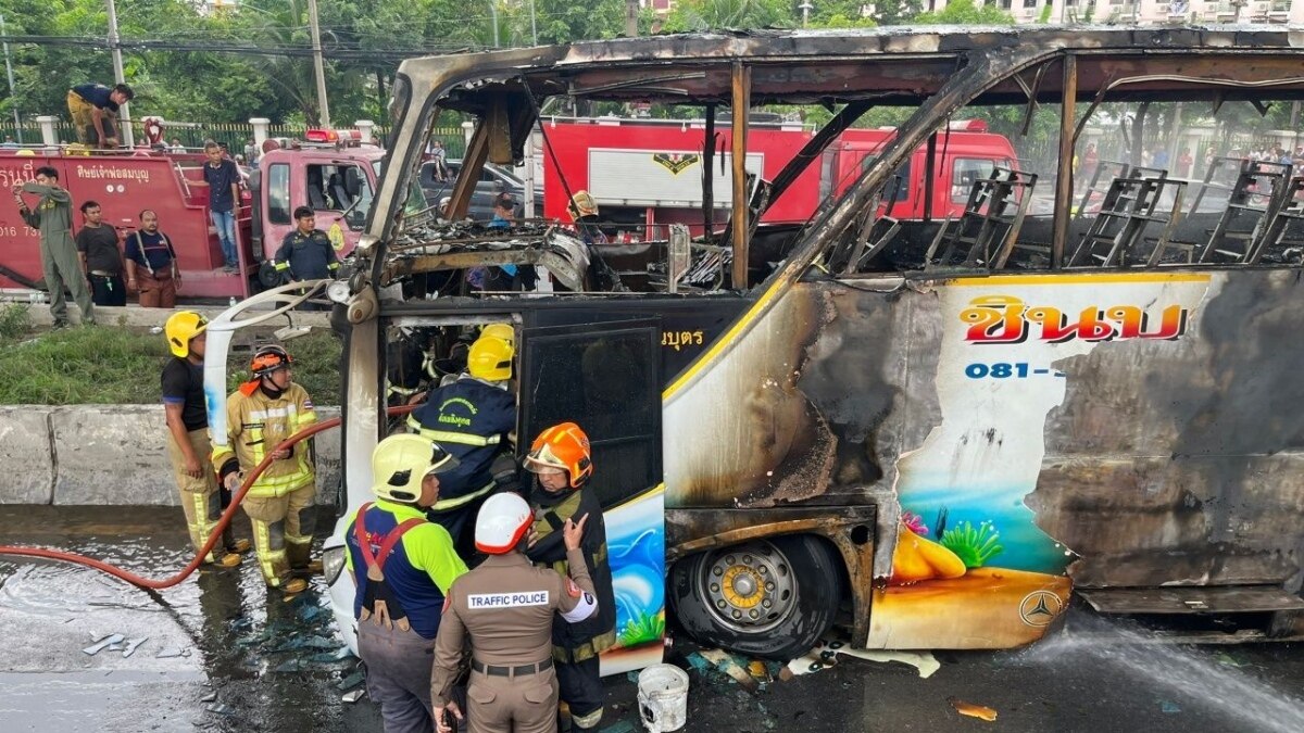 Aktueller Stand - Schrecklicher Busbrand in Thailand: Zahlreiche Studenten sterben bei tragischem Unfall