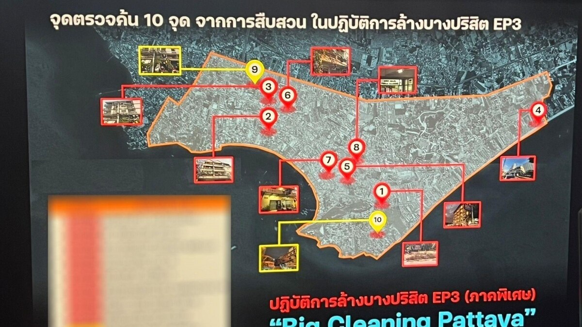 Pattaya verstärkt Kampf gegen Kriminalität: Große &quot;Reinigungsaktion&quot; gestartet