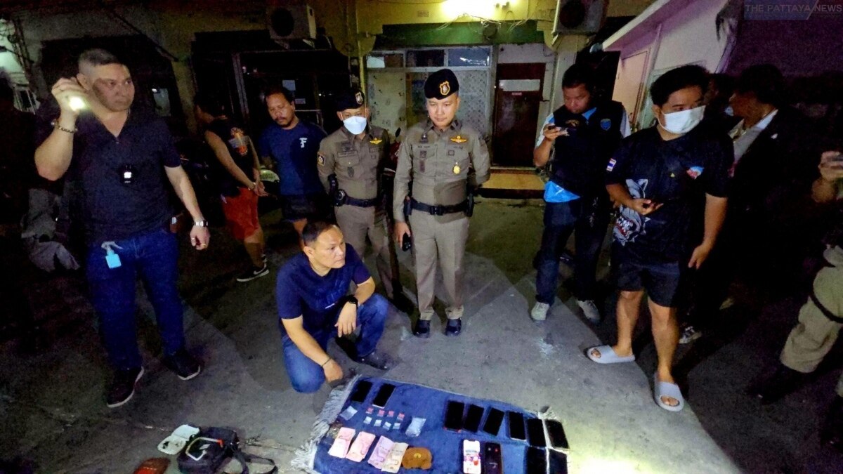 Razzia in Pattaya: Vierzig Personen positiv auf illegale Drogen getestet