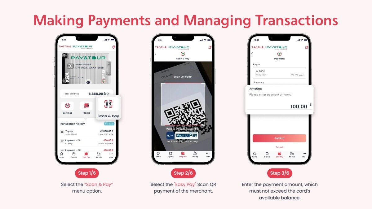 TAGTHAi EASY PAY: Die neue E-Wallet für internationale Besucher in Thailand