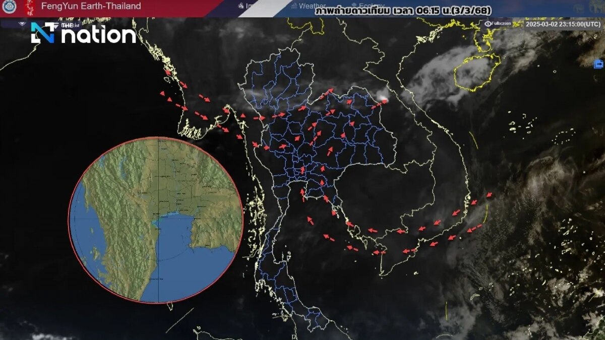 Unwetterwarnung: Extremhitze und Gewitter in Thailand am 3. März 2025 - Aktuelle Wetterprognose für alle Regionen