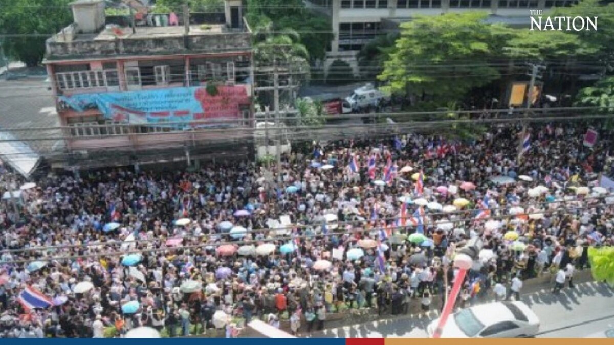 Verstärkte Sicherheitsvorkehrungen im Hauptquartier der Pheu Thai Partei nach Zusammenstößen