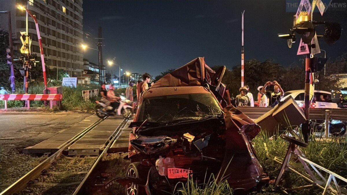 Zugunglück in Pattaya: Freiberuflicher Fußballtrainer überlebt Unfall - Heftige Bilder und Video