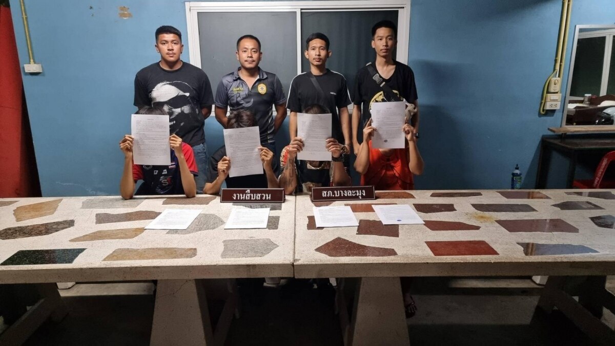 Vier illegal arbeitende Ausländer in Pattaya-Naklua festgenommen: Sechs Jahre lang ohne Aufenthaltserlaubnis in Thailand