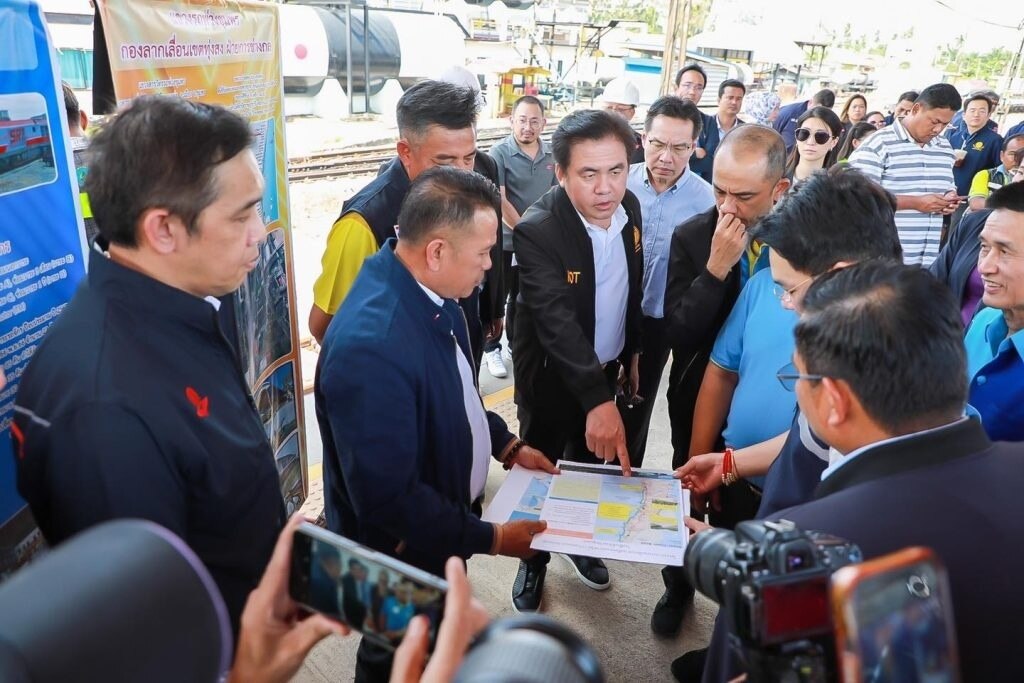 Die Arbeiten zur weiteren Verkürzung der Reisezeit nach Hua Hin und entlang der neuen Südbahnlinie werden fortgesetzt