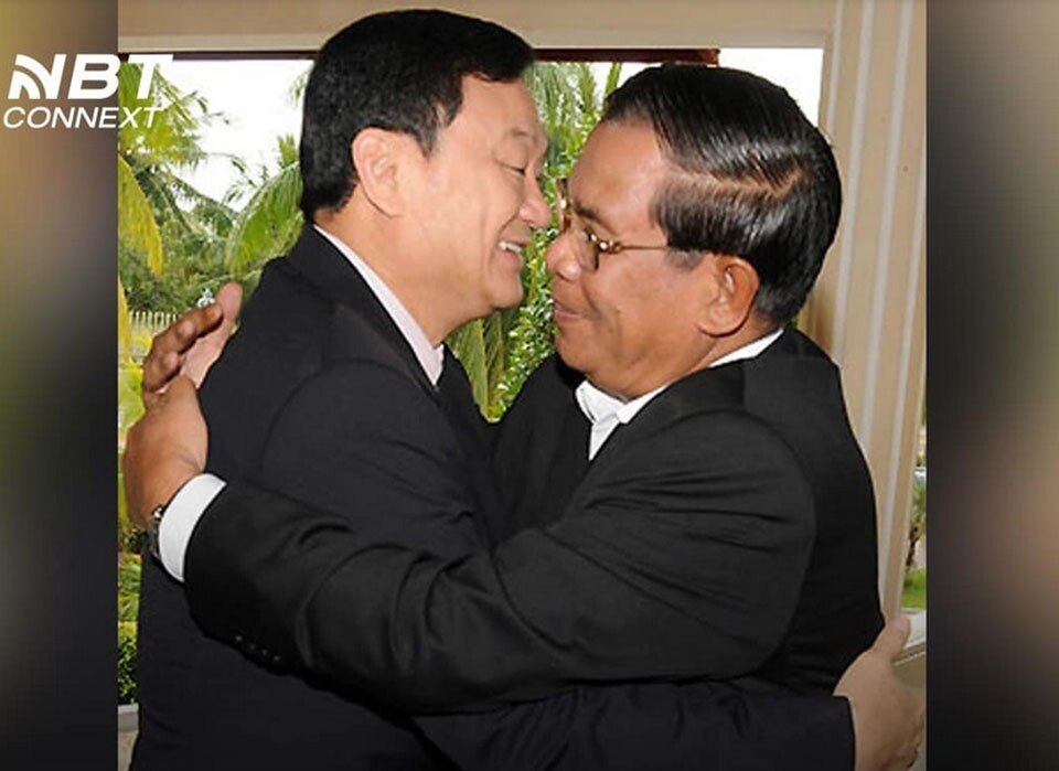 Der ehemalige kambodschanische Premierminister Hun Sen besucht Thaksin in Bangkok