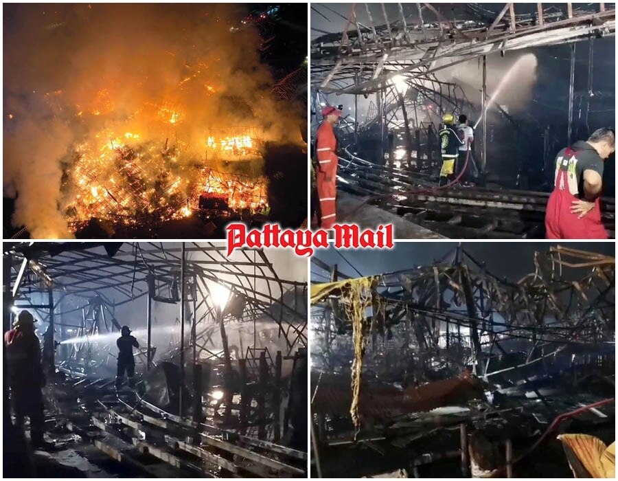 Feuer-Inferno in Pattaya! Bürgermeister enthüllt Details des verheerenden Brandes auf dem schwimmenden Markt