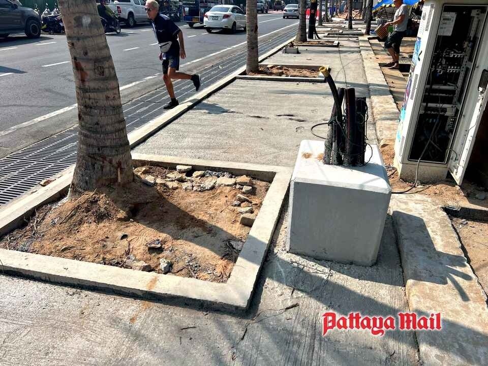 Fußwege am Strand von Pattaya werden barrierefrei umgestaltet