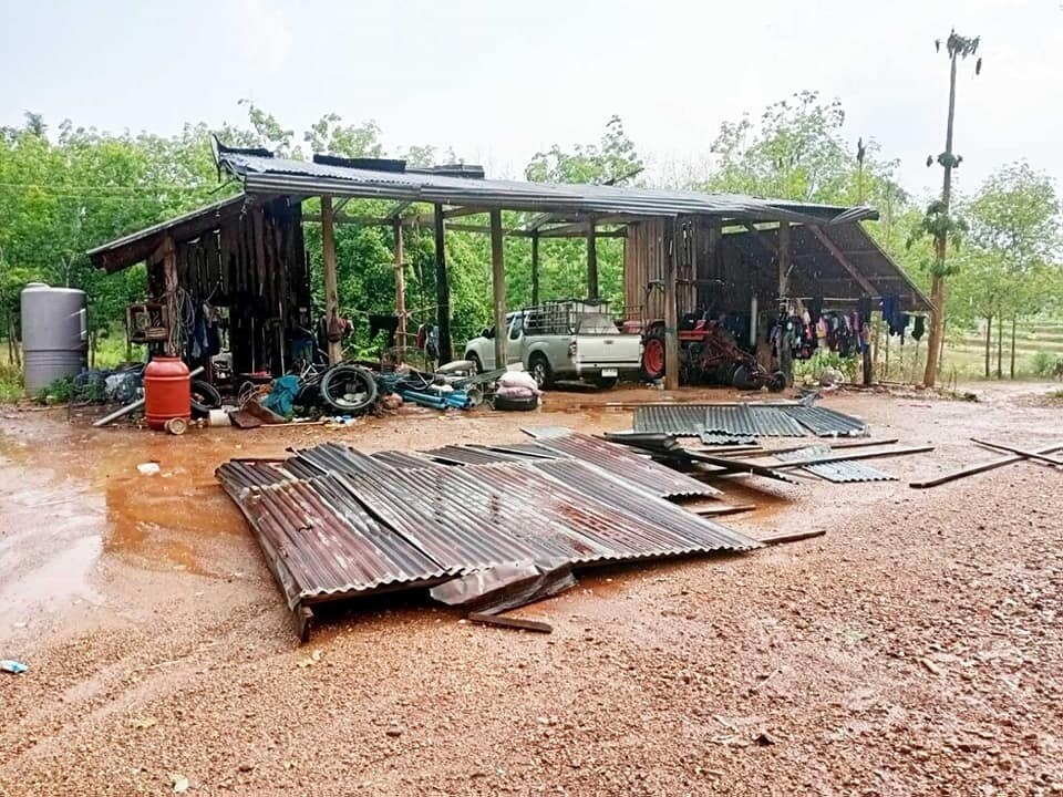 Hua Hin erleidet nach dem Sturm vom Dienstag landwirtschaftliche Verluste