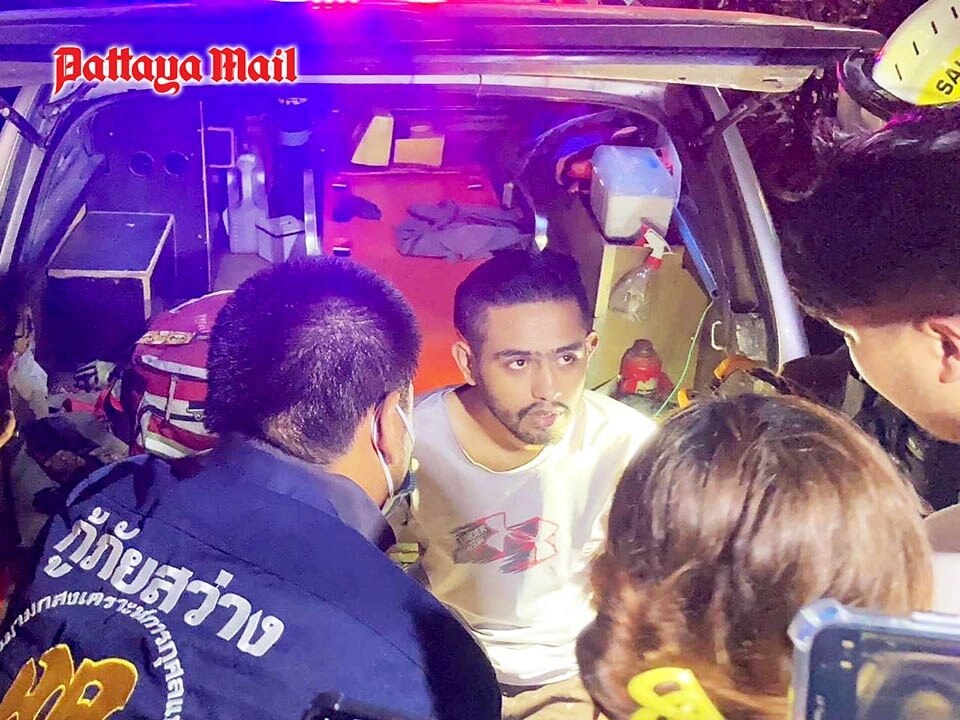 Kuwaitischer Tourist aus brennendem Wohnhaus in Pattaya gerettet