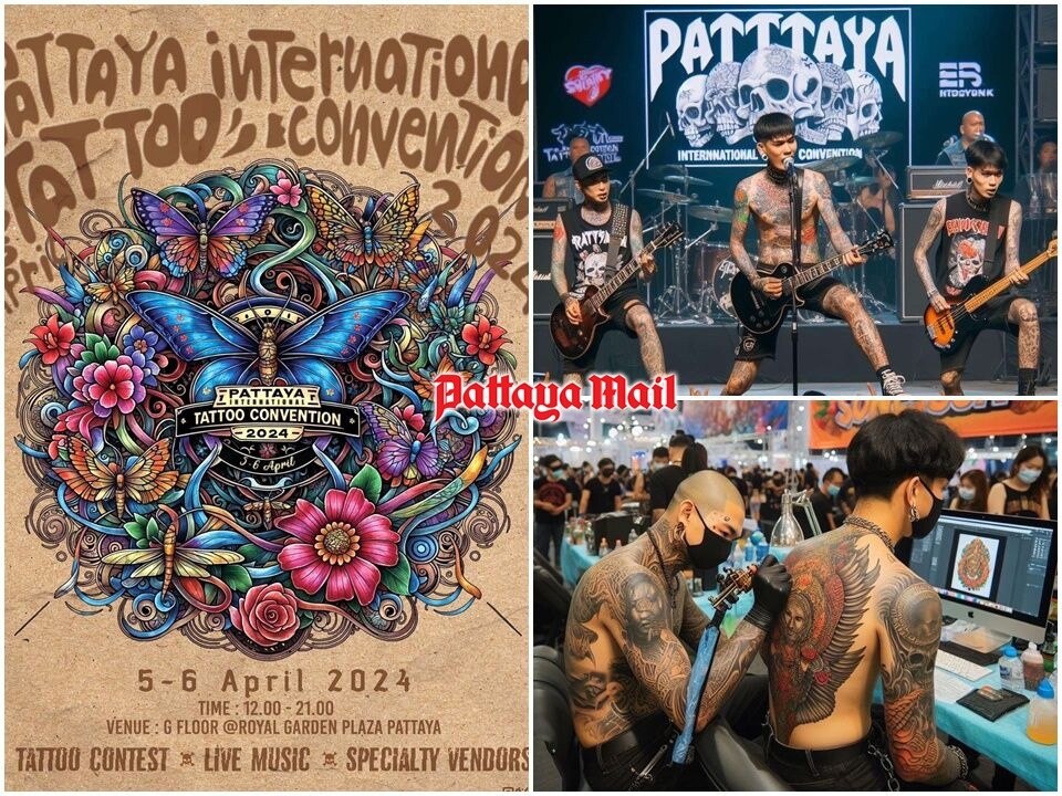 Pattaya bereitet sich auf die lebendige International Tattoo Convention 2024 vor