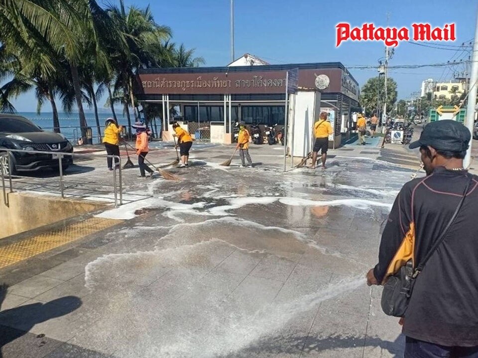 Pattaya startet Reinigungskampagne zur Verschönerung des öffentlichen Raums