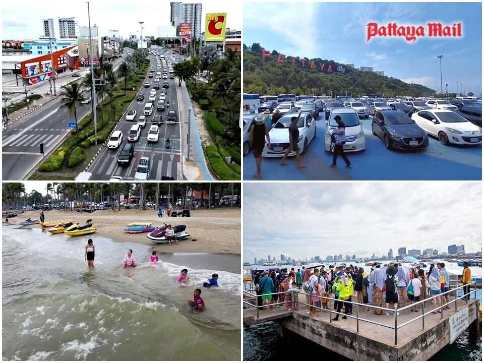 Touristen strömen für ein unvergessliches Wochenende nach Pattaya