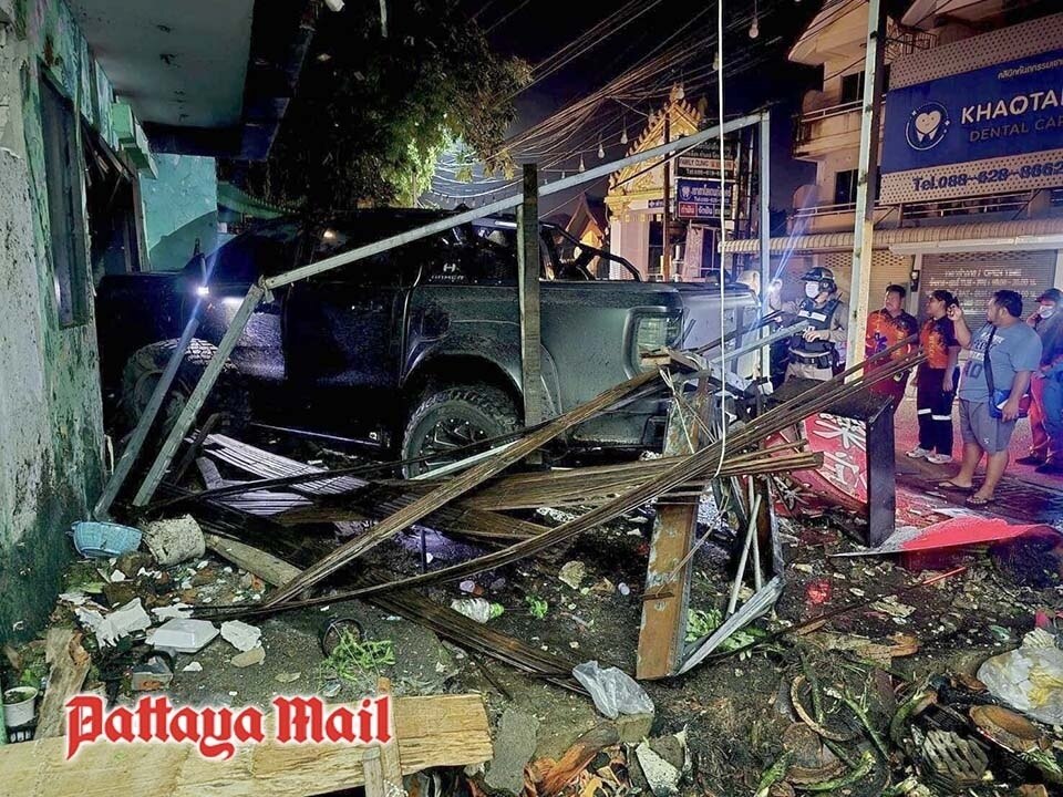 Verkehrsunfall in Pattaya: Ausländischer Fahrer gesteht Alkoholeinfluss, was nun?