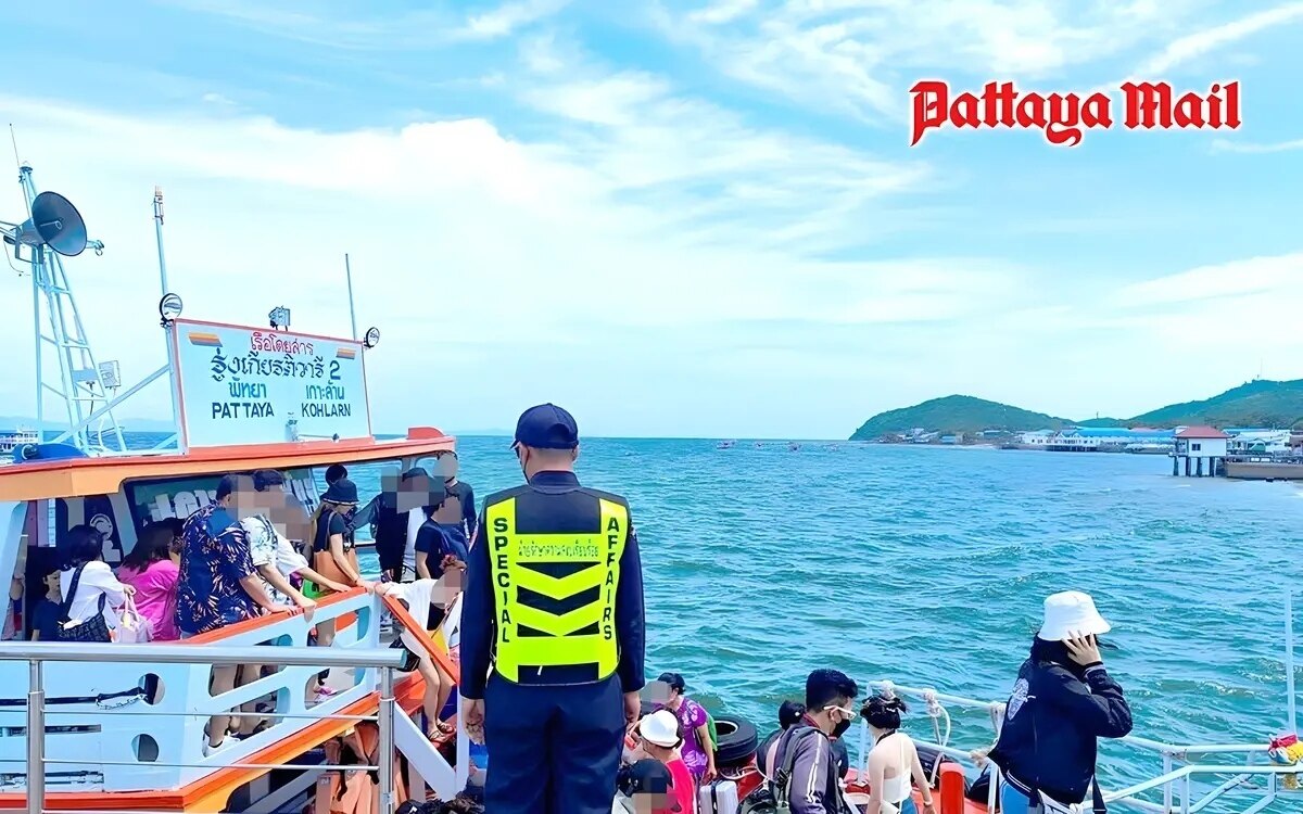 100 000 touristen stroemen waehrend des verlaengerten ferienwochenendes nach koh larn