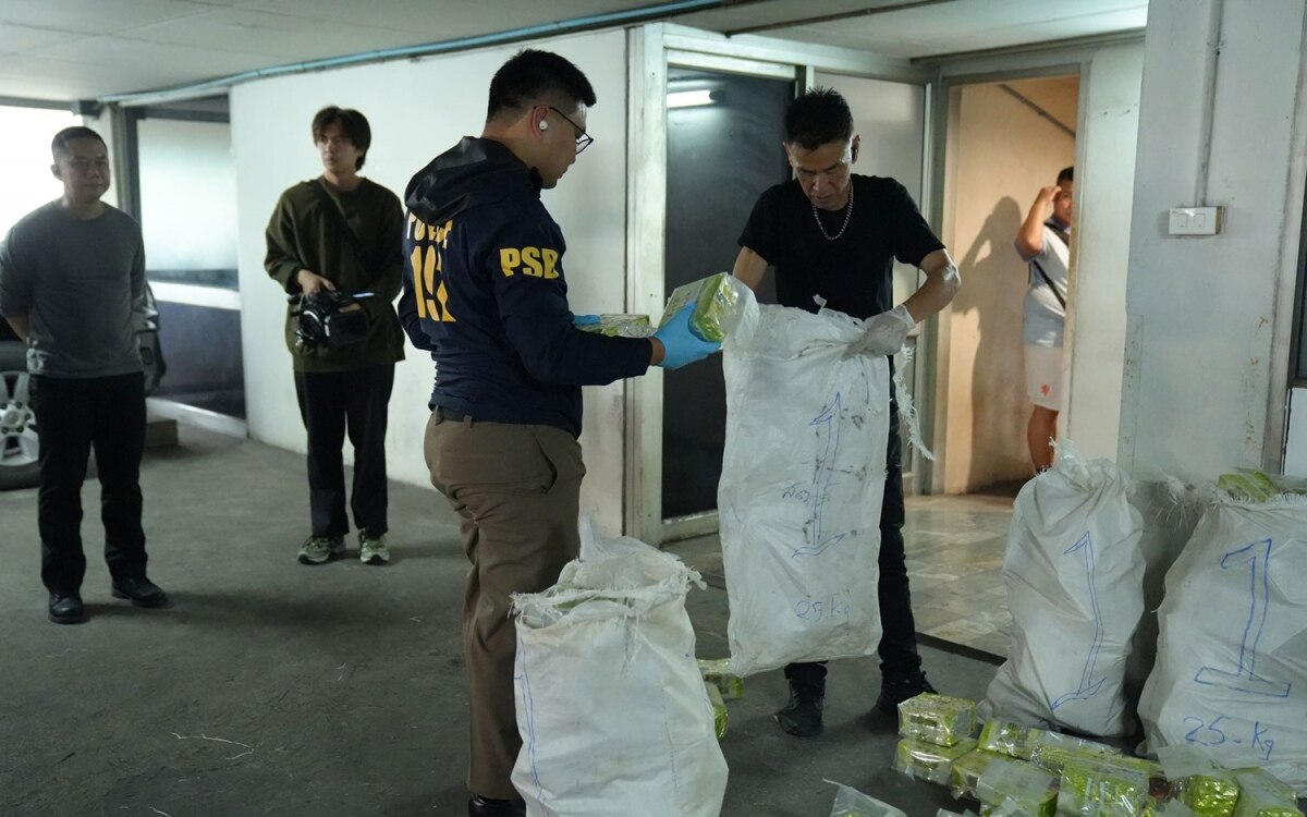 110 kg crystal meth in einem hotel in bangkok beschlagnahmt