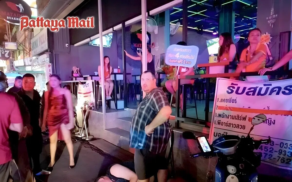 Aelterer tourist bei schlaegerei in einer bar in pattaya verletzt