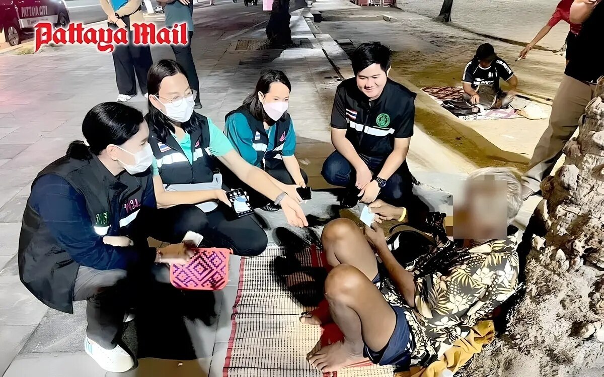 Agenturen helfen obdachlosen und bekaempfen die ausufernde bettelei in pattaya