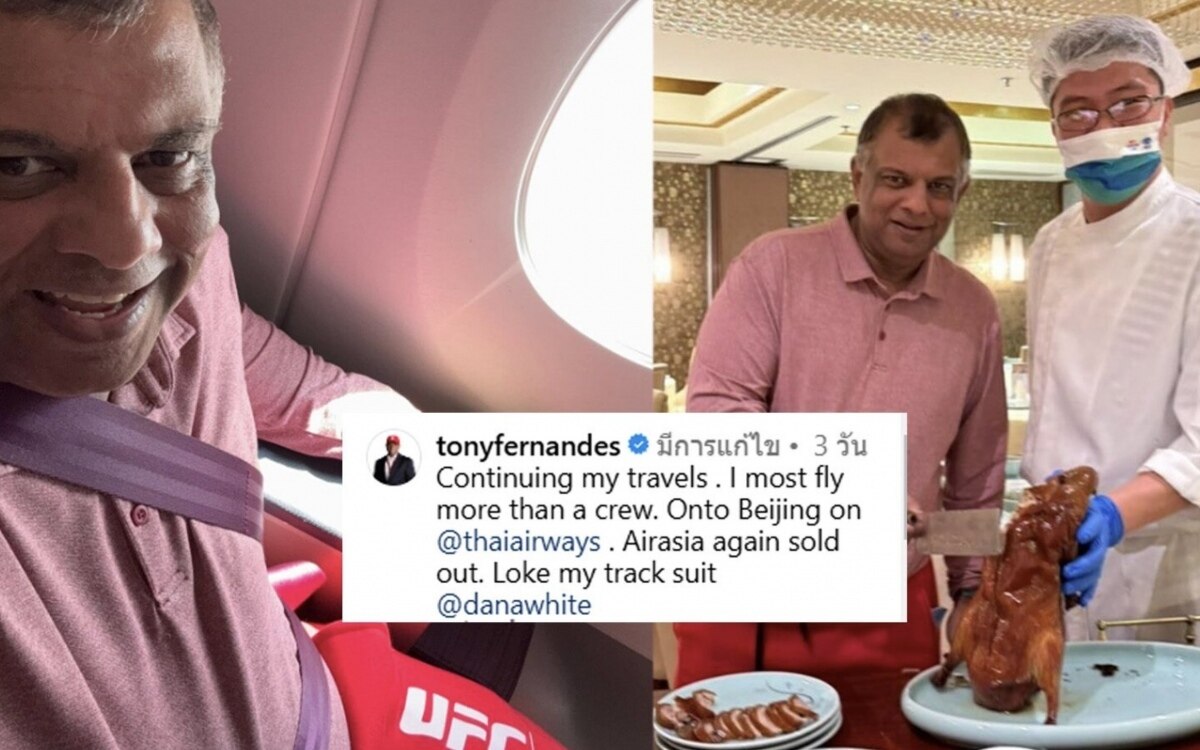 AirAsia-CEO Tony Fernandes muss mit Thai Airways fliegen, da er kein AirAsia-Ticket buchen konnte