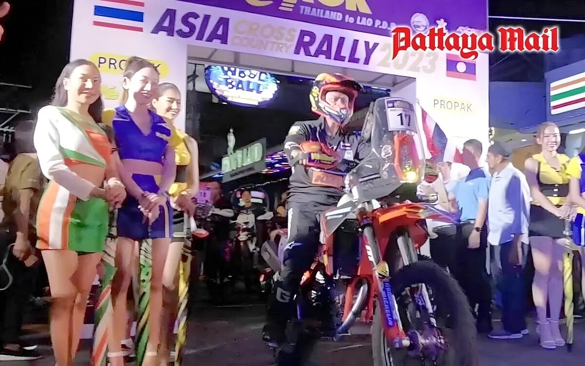 Asia Cross Country Rallye 2023 wurde in der Walking Street gestartet