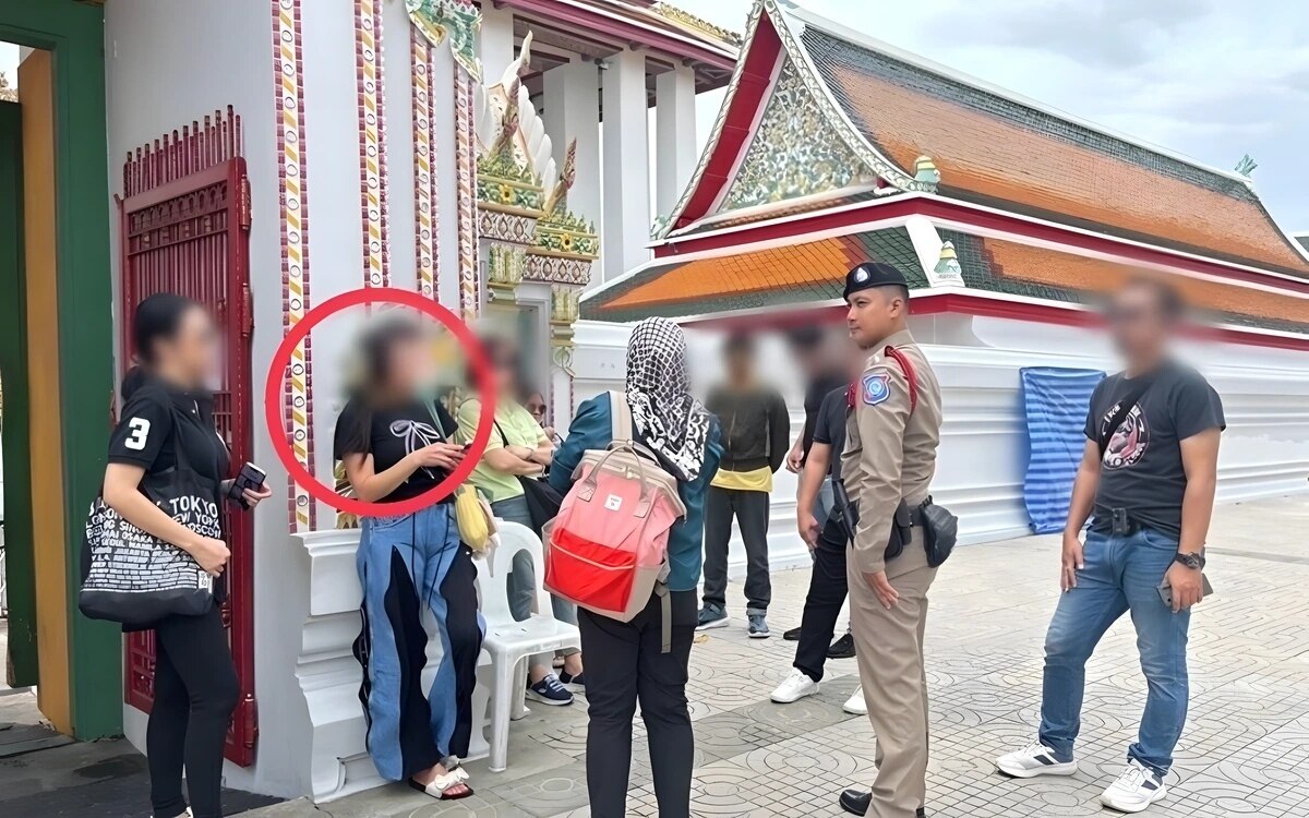 Aufgeflogen! Ausländische Touristenführerin ohne Lizenz in Bangkok geschnappt