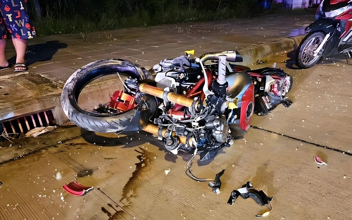 Auslaendischer staatsbuerger stirbt tragisch nach motorradunfall in sattahip