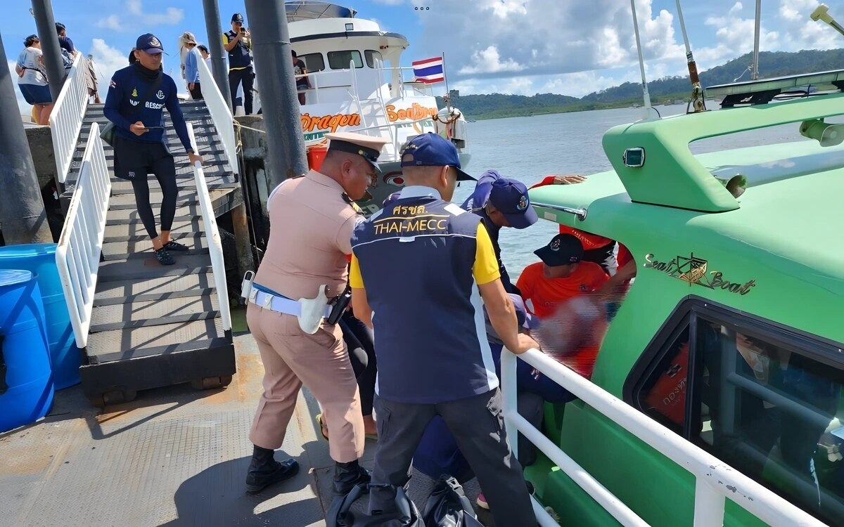 Ausländischer Tourist nach dramatischem Tauchunfall auf den Similan-Inseln erfolgreich gerettet