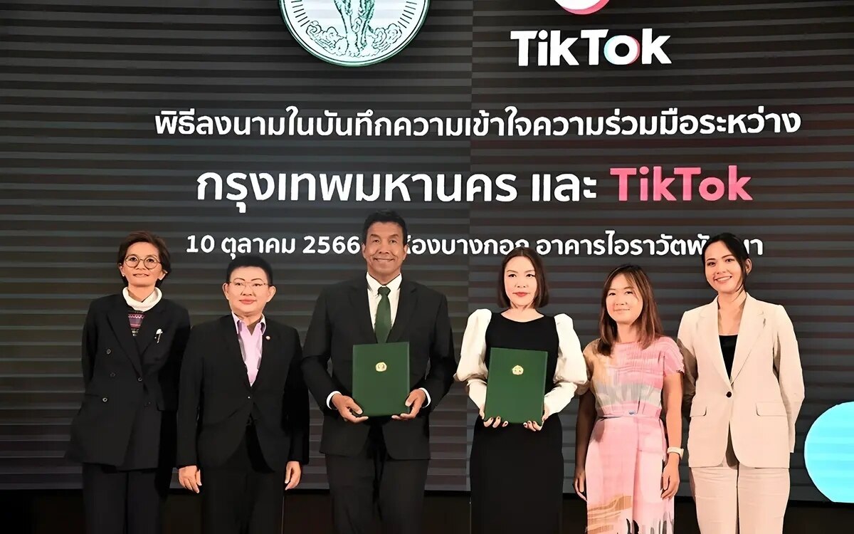 Bangkok und tiktok buendeln ihre kraefte zur verbesserung des oeffentlichen engagements