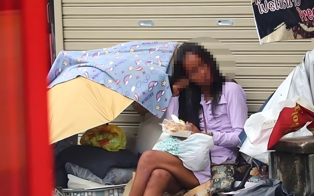 Besorgniserregender drogenu berfluss in pattaya obdachlose frau ruiniert das image der stadt