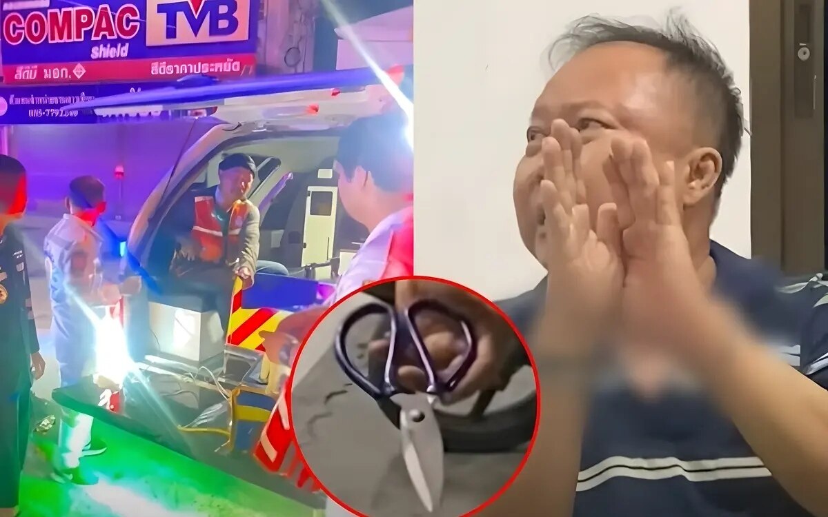 Betrunkener Thailänder sticht Taxifahrer mit Schere nieder weil er die 150 Baht Fahrpreis nicht zahlen konnte