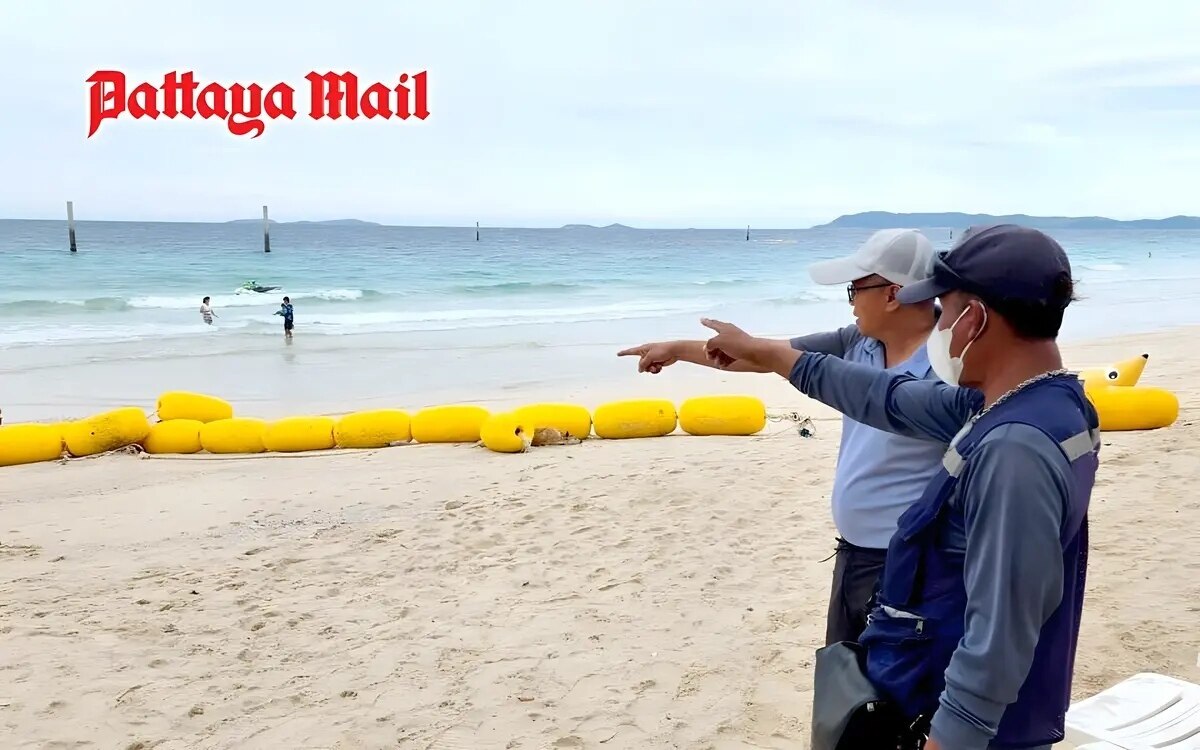 Bewohner der insel koh larn besorgt ueber sicherheit und wasserversorgung