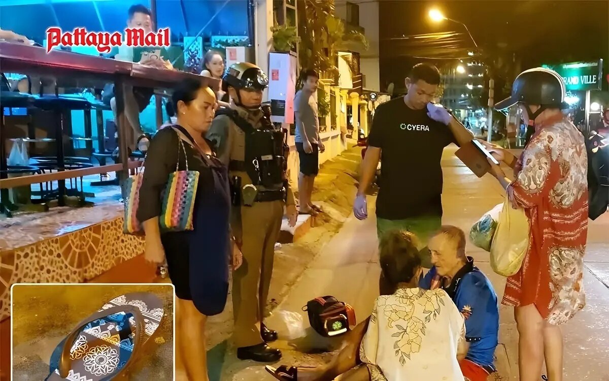 Britischer Fußgänger bei Fahrerflucht-Unfall in Zentral-Pattaya verletzt