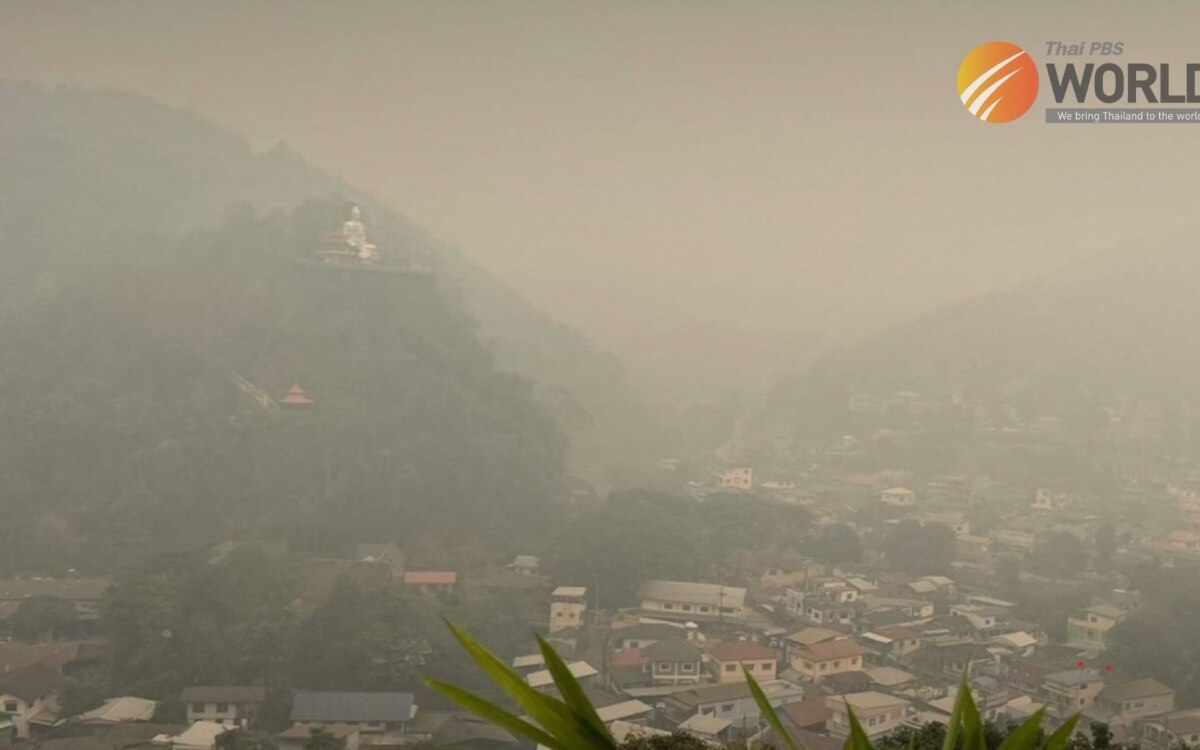 Chiang mai weist heute die drittschlechteste luftqualitaet der welt auf