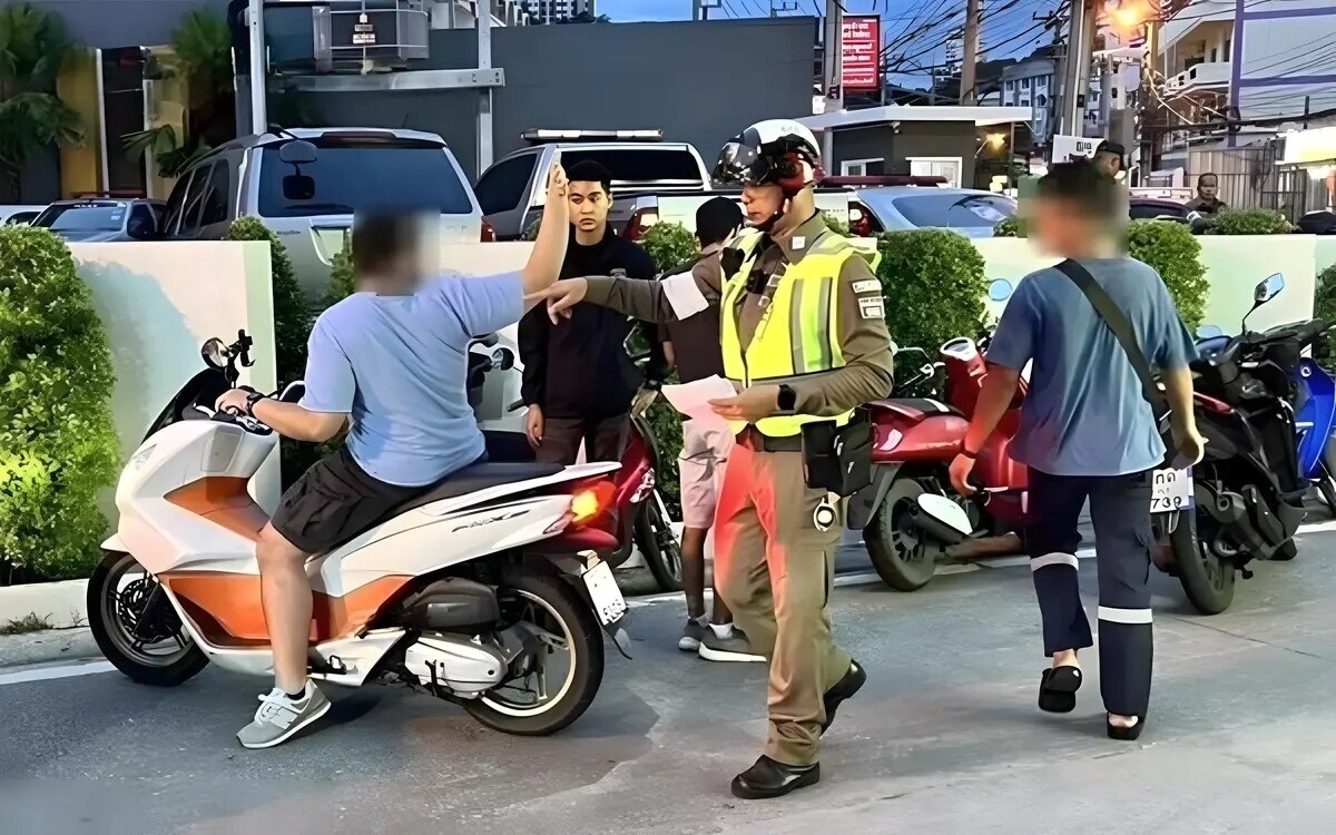 Drastische Maßnahmen in Pattaya: Polizei kämpft gegen störende Verkehrsaktivitäten von Touristen