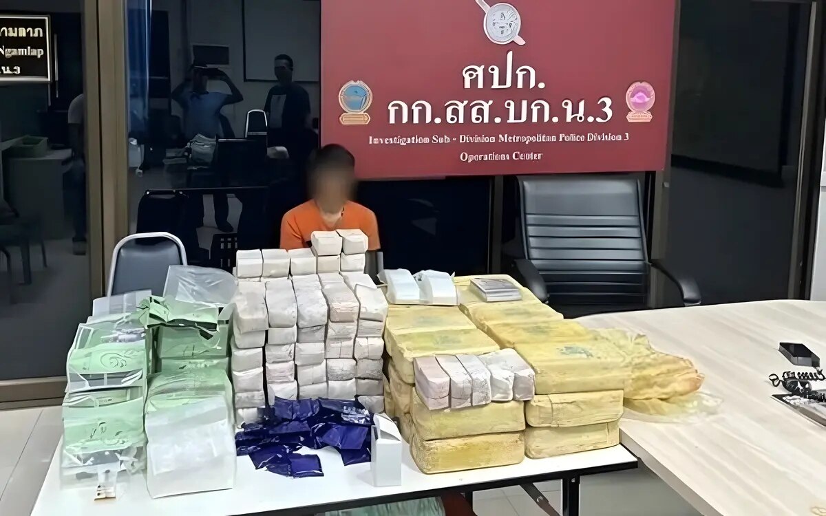 Drei bangkoker drogenhaendler mit 503 005 meth pillen und 12 kilogramm ice gefasst