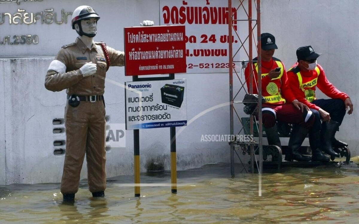 Dritte schwere Überschwemmung in Chiang Rai in diesem Jahr, als der Fluss Mae Sai über die Ufer tritt