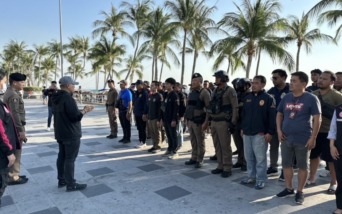 Durchgreifen in jomtien polizei von pattaya sorgt fuer sicherheit fuer touristen und einheimische