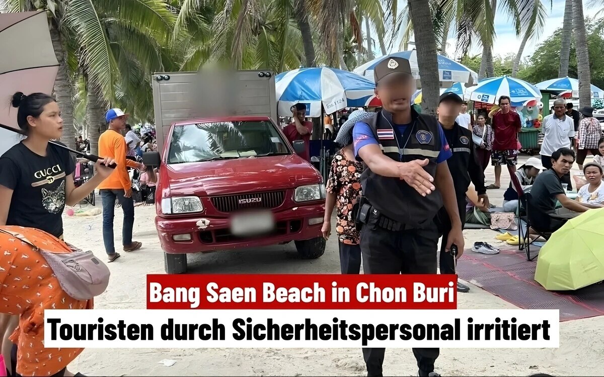 Eiswagen streit am bang saen beach entfacht oeffentliche kontroversen touristen irritiert