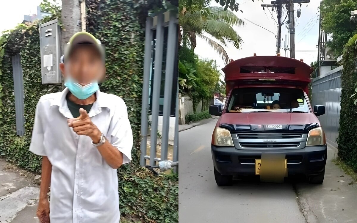 Empoerung in chiang mai baht bus fahrer schubst einheimische aus dem bus fuer auslaender