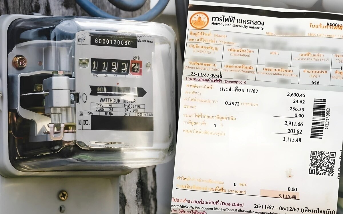 Energiepreise sinken auf 4 15 baht pro einheit entlastung fuer thailands haushalte ab januar