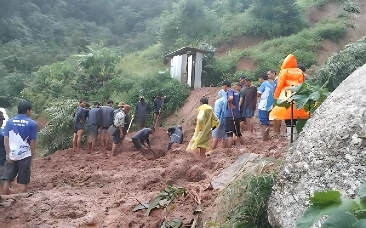 Erdrutsch auf Koh Samui: Zwei Vermisste nach stürmischem Regen - Suchaktion läuft auf Hochtouren