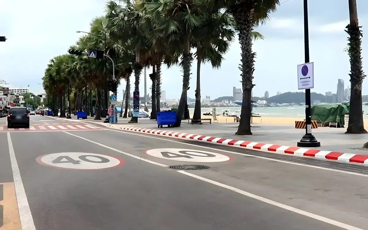 Facelifting fuer pattayas strandpromenade um das stadtimage zu verbessern