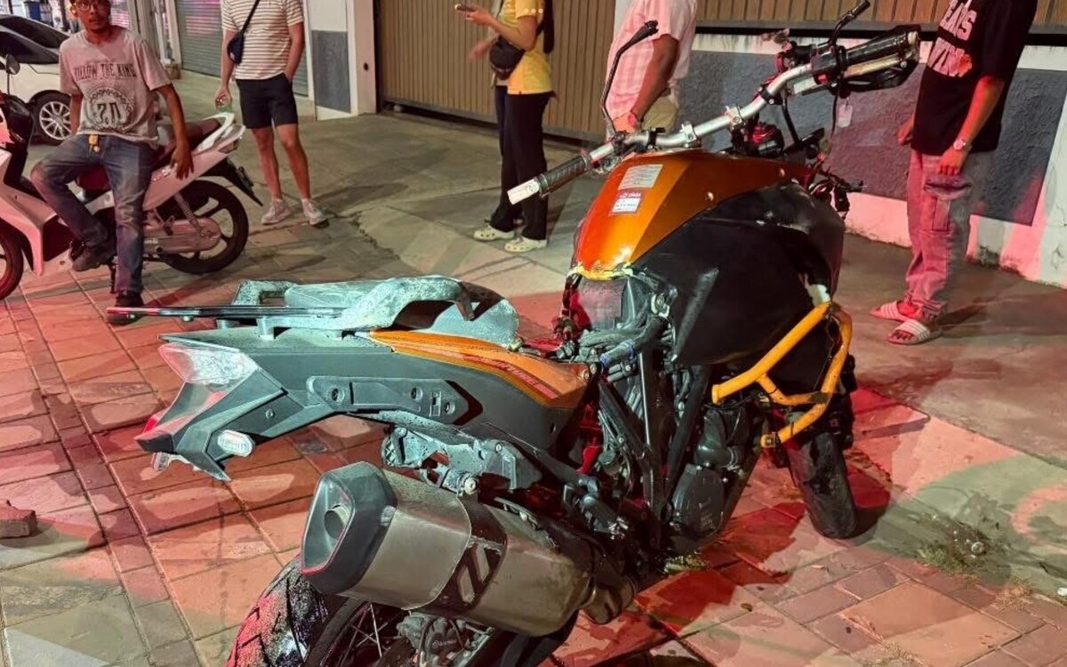 Fataler big bike unfall in pattaya russischer fussgaenger stirbt bei motorradkollision