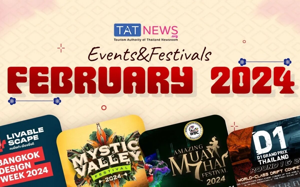 Festivals und veranstaltungen im februar 2024 in thailand