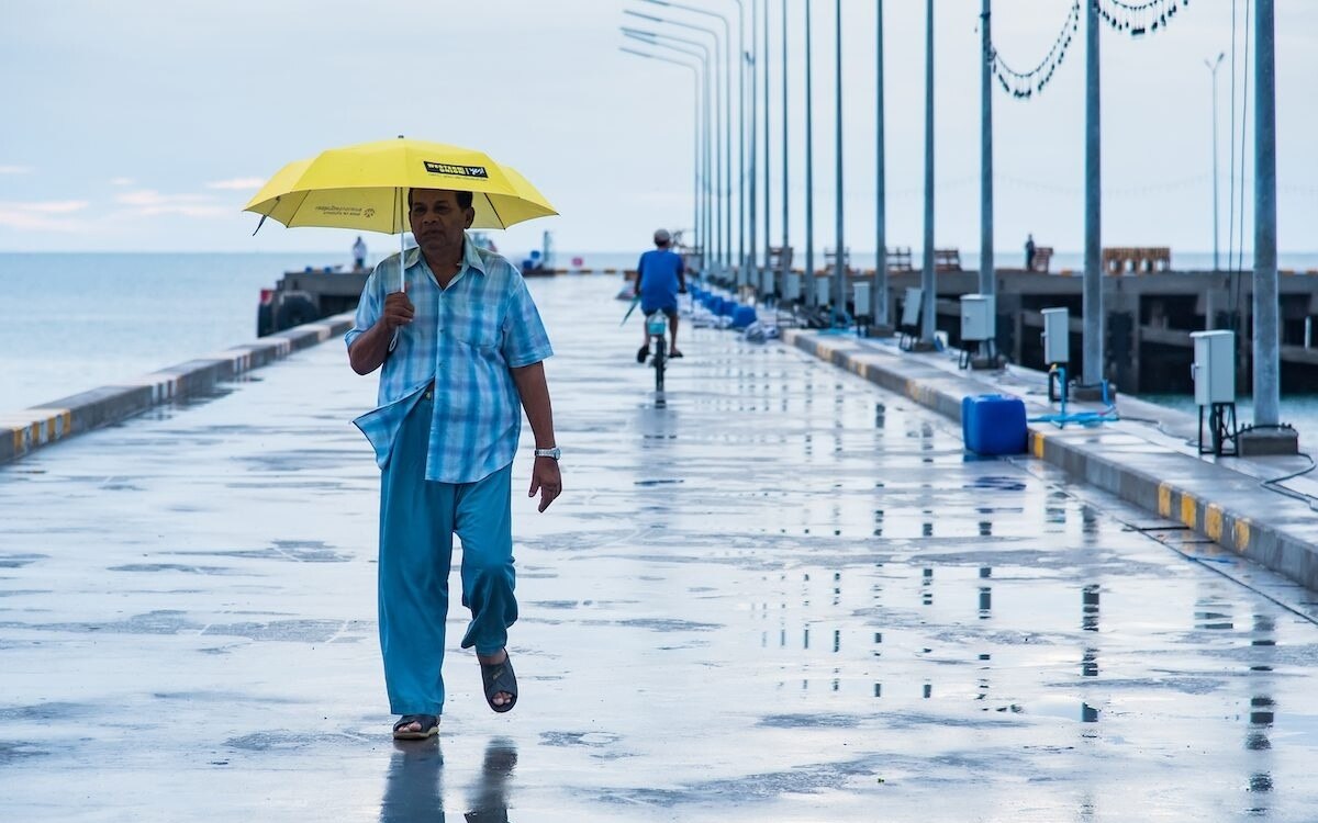 Feuchtes wetter in hua hin soll bis zum wochenende anhalten in einigen gebieten herrscht