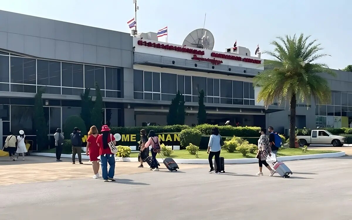 Flughafen nan in nordthailand plant eine verlaengerung der start und landebahn um internationale