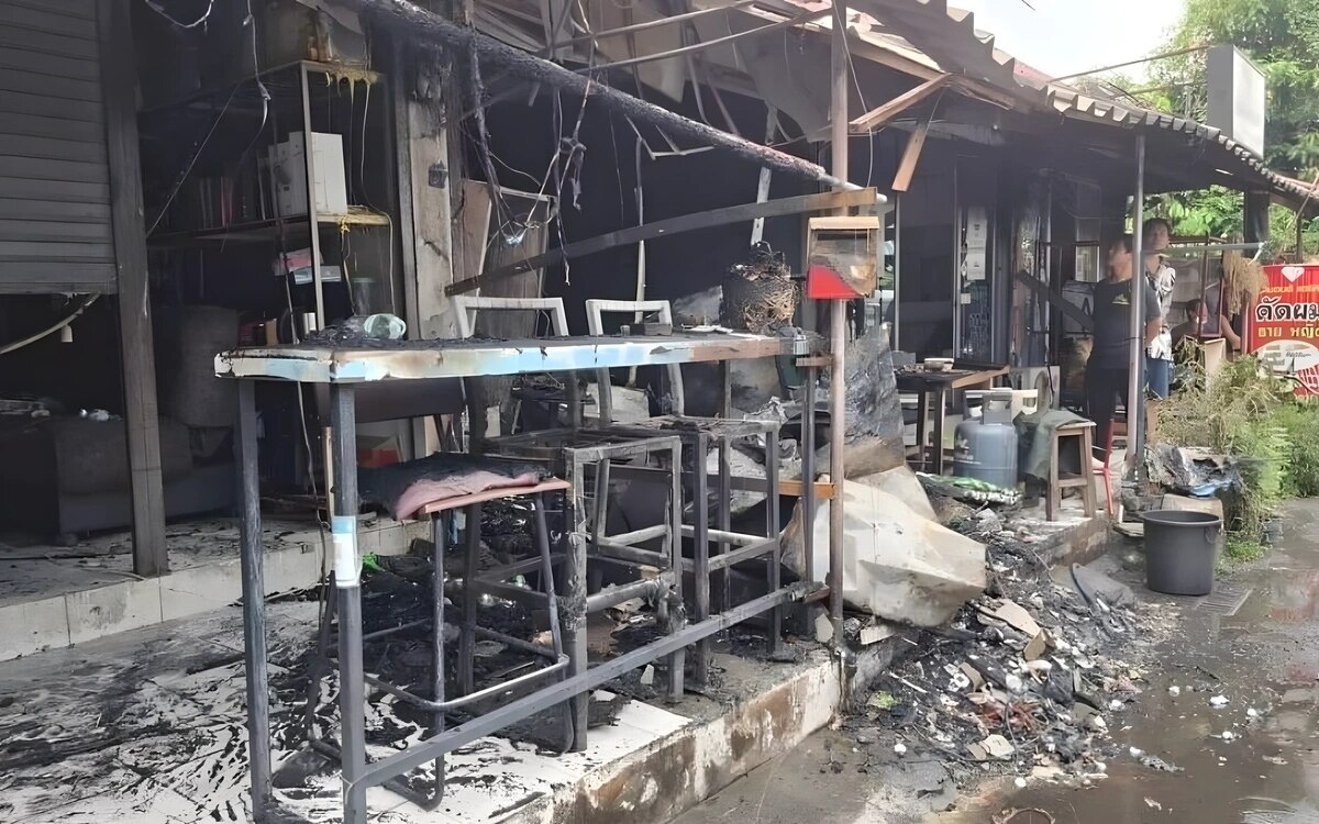 Gasexplosion in restaurant in chiang mai eine person verletzt grosser schaden