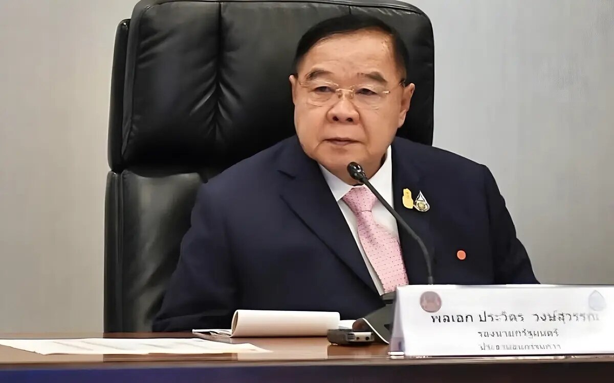 General prawit warnt vor kuenftiger wasserkrise und mahnt zum sparsamen umgang mit wasser