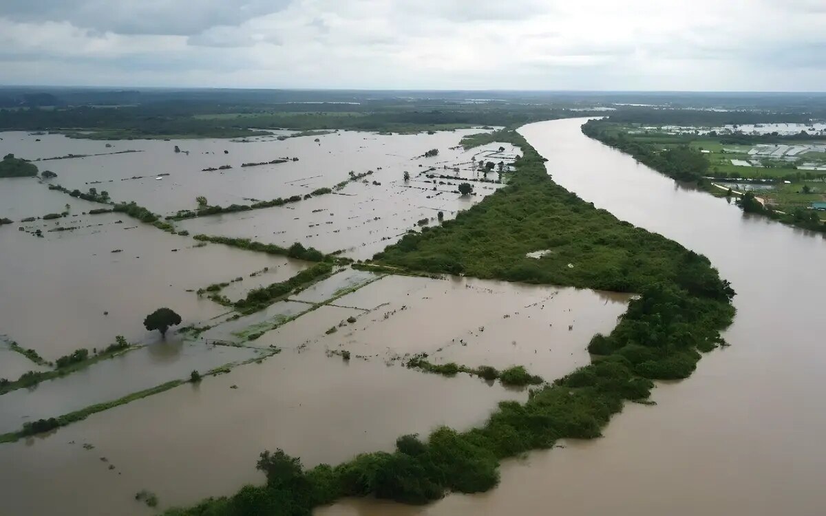 Gesamte Provinz Nakhon Phanom im Nordosten Thailands zum Flutkatastrophengebiet erklärt (Fotos der Überschwemmungen)