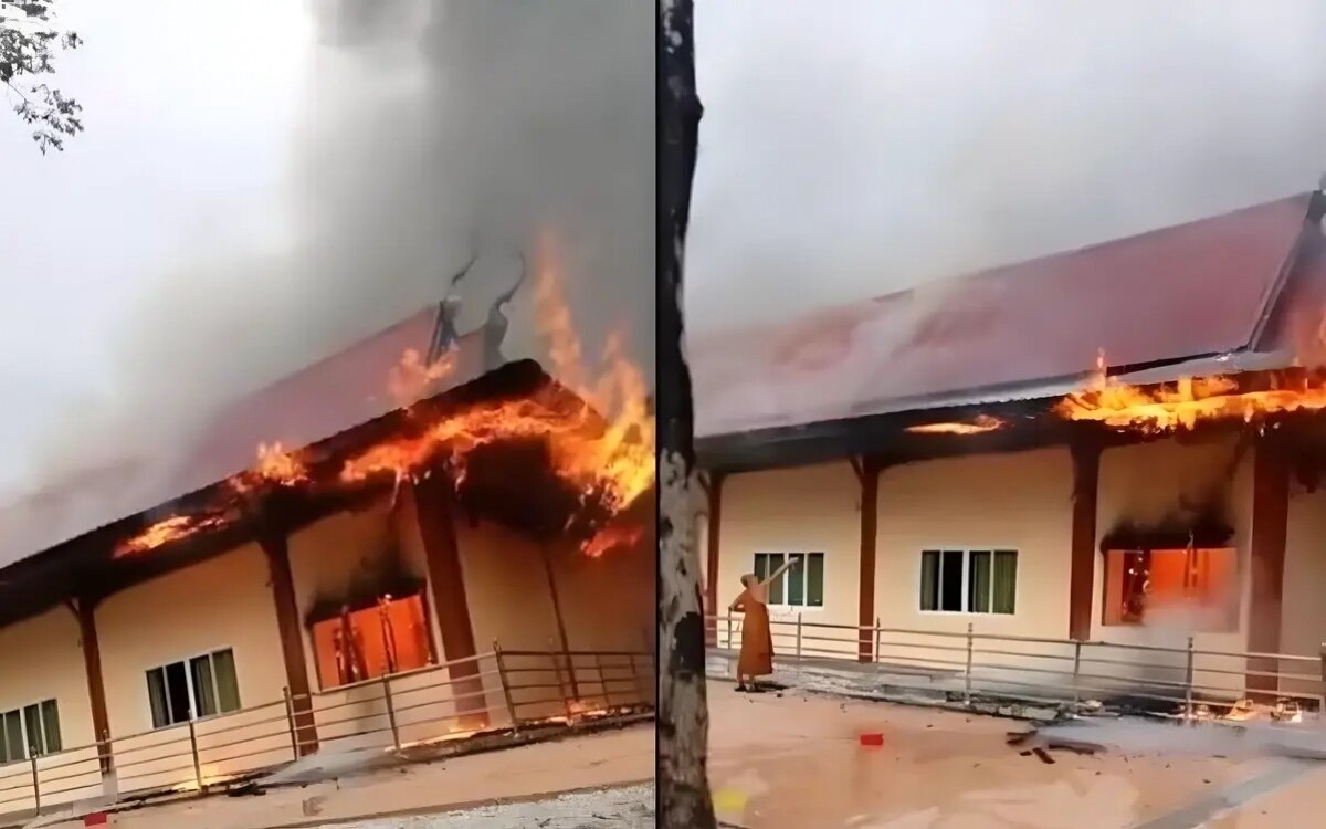 Heiligen waldtempel angezuendet taeter 22 behauptet uebernatuerlichen befehl erhalten zu haben